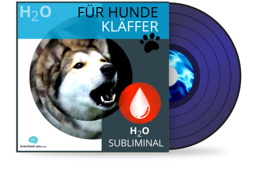 Brainfood4you H2O Silent Subliminal für Hunde Kläffer Beller