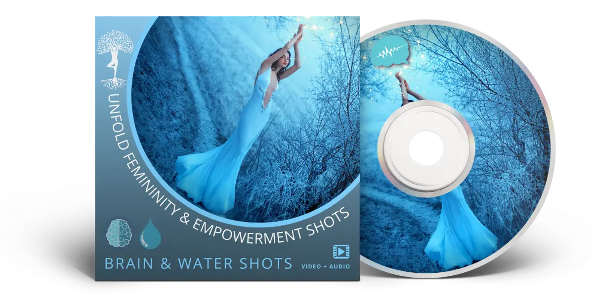 Unfold Femininity & Empowerment Shots - Brain & Water Shots - Subliminals