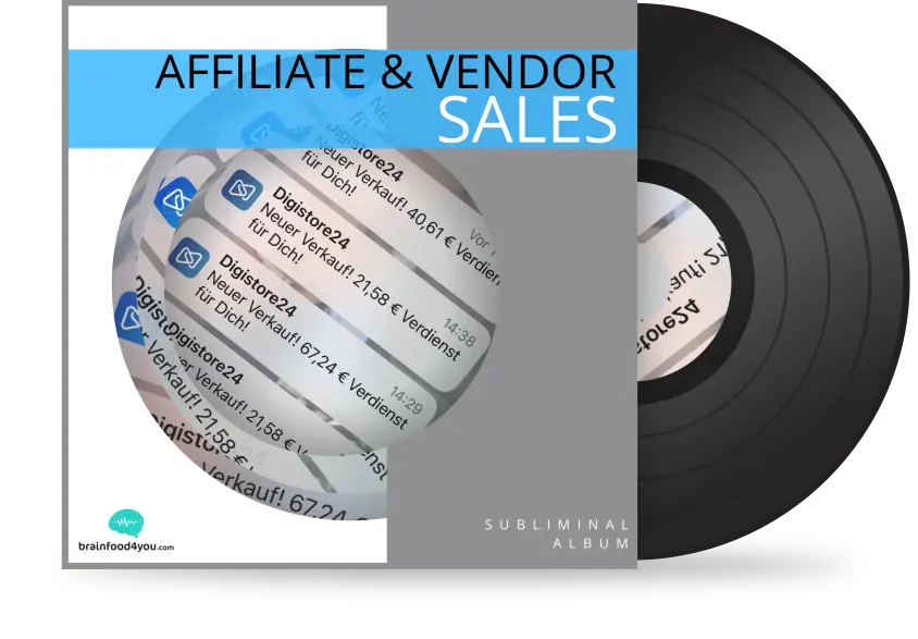 affiliate & vendor sales - silent subliminal