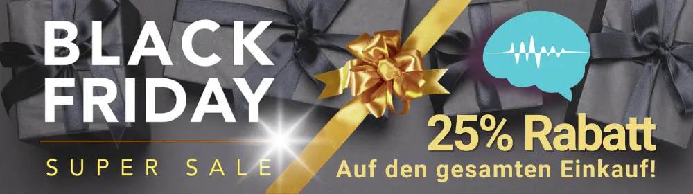 Black Friday 25 Prozent Rabatt WebP