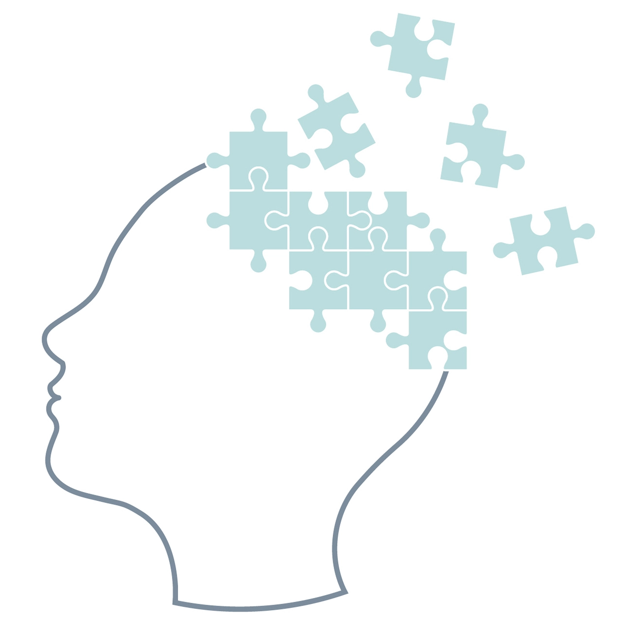 kopf puzzle icon style